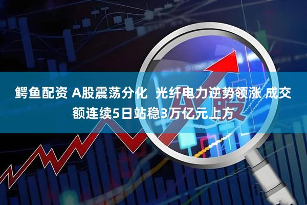 鳄鱼配资 A股震荡分化  光纤电力逆势领涨 成交额连续5日站稳3万亿元上方