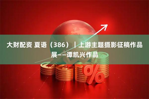 大财配资 夏语（386）｜上游主题摄影征稿作品展——谭凯兴作品
